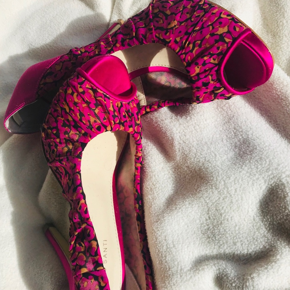 🍁Black Marco Santi Peephole Heels 🍁